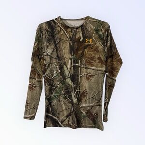 UNDER ARMOUR HEATGEAR BASE LAYER REALTREE CAMOUFLAGE WOMENS XL